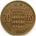 Монета Монако 20 франков 1950 КМ131 XF арт. С04414
