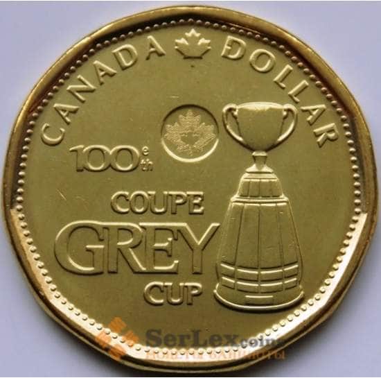 Канада монета 1 доллар 2012 Кубок Грея UNC арт. С04456