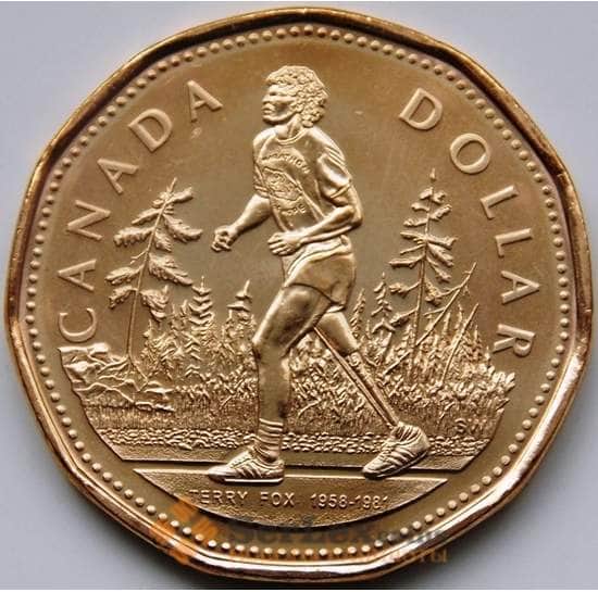 Канада монета 1 доллар 2005 КМ552 Терри Фокс UNC арт. С04457