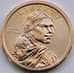 Монета США 1 доллар 2017 P Сакагавея Секвойя UNC арт. С04466