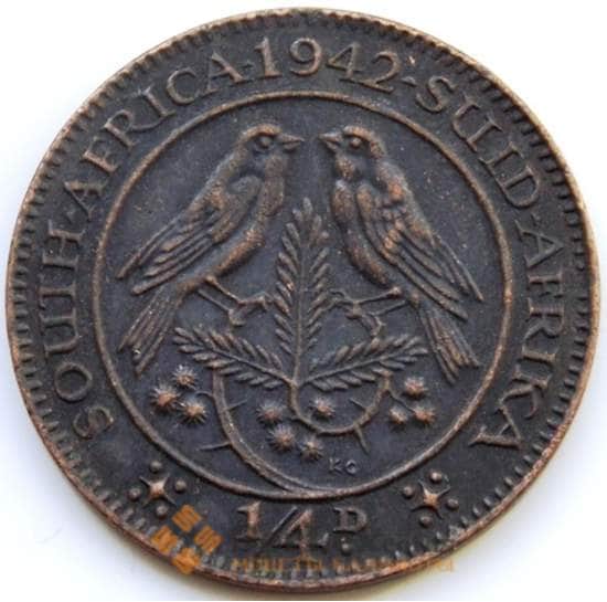 Южная Африка ЮАР 1/4 пенни (фартинг) 1942 КМ23 XF арт. С04504