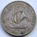 Монета Восточно-Карибские острова 25 центов 1961 КМ6 VF Корабль арт. С04511