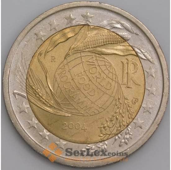 Италия монета 2 евро 2004 КМ237 UNC арт. 31373