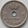 Норвегия 25 эре 1929 КМ384 VF арт. 11400