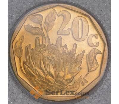 Южная Африка ЮАР 20 центов 1991 КМ136 BU арт. 54999