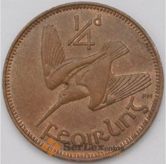 Ирландия 1 фартинг 1/4 пенни 1953 КМ9 AU арт. 38400