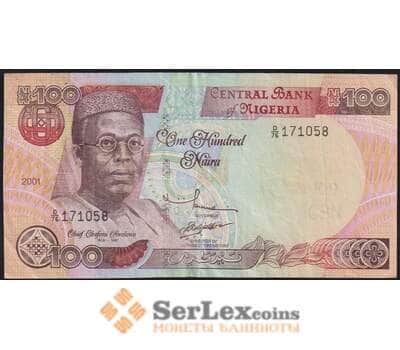 Нигерия банкнота 100 найра 2001 Р28с XF арт. 48108