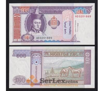 Монголия 100 тугриков 1994 Р57 UNC арт. 54612