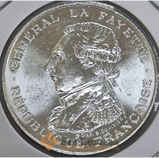 Франция 100 франков 1987 КМ962 UNC Жильбер Ла Файет арт. 40265