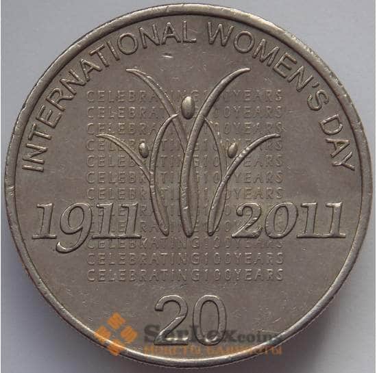 Австралия 20 центов 2011 КМ1513 XF 100 лет Налоговому управлению (J05.19) арт. 17146