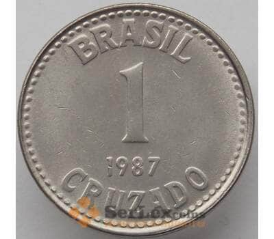 Монета Бразилия 1 крузейро 1987 КМ605 UNC (J05.19) арт. 17387