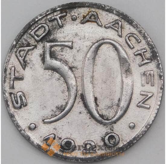 Германия Нотгельд 50 пфеннигов 1920 Ахен железо арт. 23639