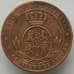 Монета Испания 1/2 сентимо 1868 КМ632 XF Изабелла II (J05.19) арт. 15207