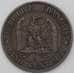 Монета Франция 5 сантим 1853 А КМ777 VF арт. 28884