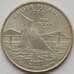 Монета США 25 центов 2001 D КМ320 UNC Род Айленд (J05.19) арт. 15824