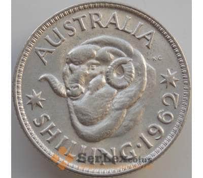 Монета Австралия 1 шиллинг 1955-1963 КМ59 aUNC арт. 11448