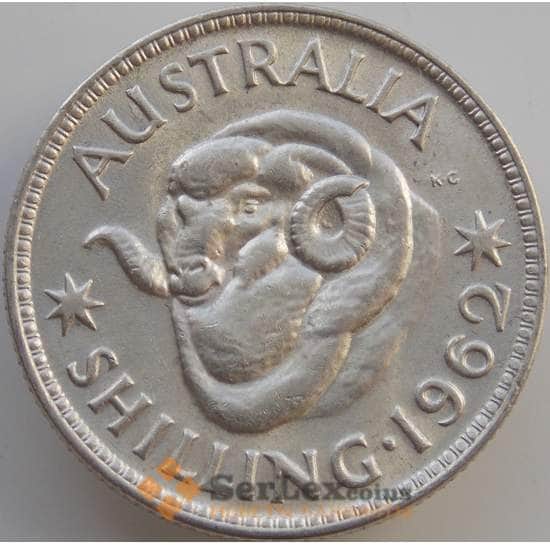 Австралия 1 шиллинг 1955-1963 КМ59 aUNC арт. 11448