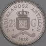 Нидерландские Антилы 2 1/2 гульдена 1980 КМ25 UNC арт. 47603