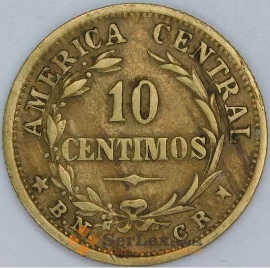 Коста-Рика 10 сентимо 1947 КМ180 VF арт. 57210