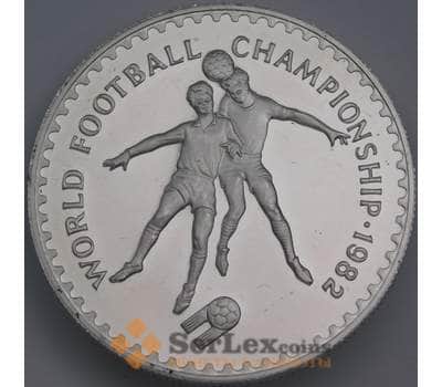 Монета Лесото 10 малоти 1982 КМ34 Proof Чемпионат Мира по футболу  арт. 39959