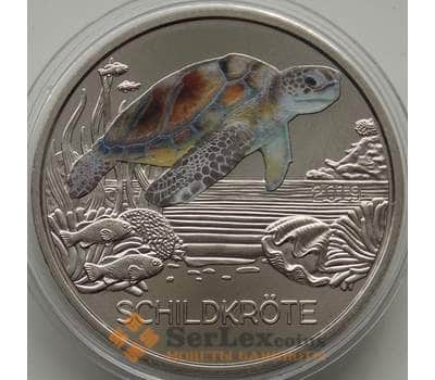 Монета Австрия 3 евро 2019 Черепаха BUNC серия Животные (НВВ) арт. 14337