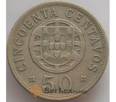 Монета Ангола 50 сентаво 1927 КМ69 VF арт. 12728