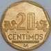 Перу 20 сентимо 2007 КМ306.4 UNC арт. 57639