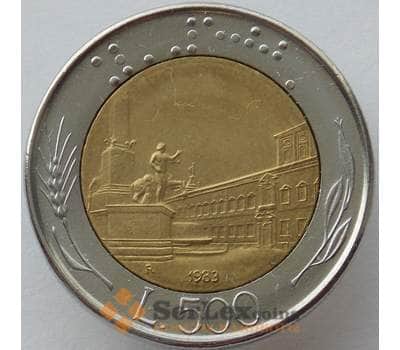 Монета Италия 500 лир 1983 КМ111 aUNC (J05.19) арт. 15494