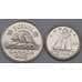 Канада набор монет 5 и 10 центов 2023 (2 шт.) UNC арт. 43855