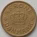 Монета Дания 1/2 кроны 1924 КМ831 VF арт. 11832
