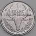 Мадагаскар монета 1 франк 1966 КМ8 UNC  арт. 44716