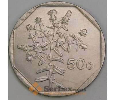 Мальта 50 центов 2001 КМ98 XF арт. 56017