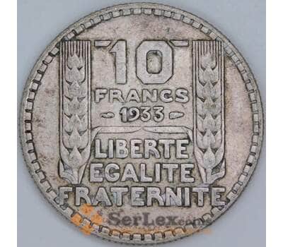 Франция 10 франков 1933 КМ878 VF арт. 57360