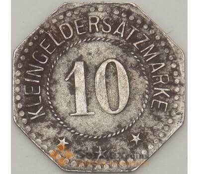 Германия Нотгельд 10 пфеннигов  1918 XF Пирмазенс (j05.19) арт. 19930