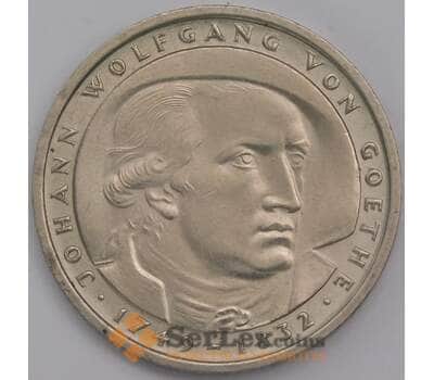 Монета Германия 5 марок 1982 КМ156 UNC Гёте (J05.19) арт. 16300