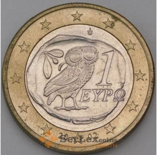 Греция 1 евро 2002 арт. 28642