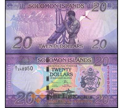 Банкнота  Соломоновы острова 20 долларов 2018 UNC арт. 13078