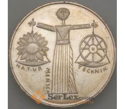 Монета Германия 10 марок 2000 КМ199 BU ЭКСПО 2000 Серебро (ЗСГ) арт. 18953