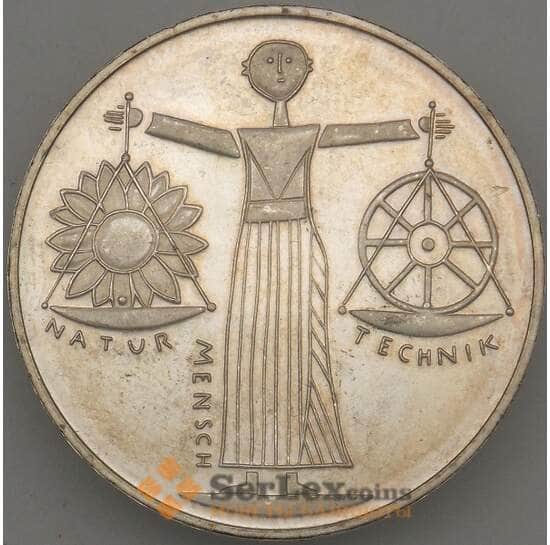 Германия 10 марок 2000 КМ199 BU ЭКСПО 2000 Серебро (ЗСГ) арт. 18953