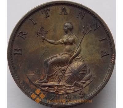 Монета Великобритания 1/2 пенни 1799 КМ647 XF арт. 8961