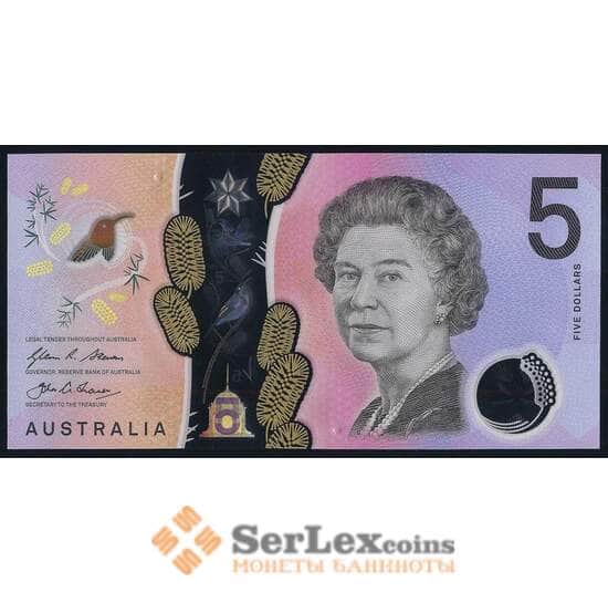 Австралия 5 долларов 2016 P62 UNC арт. 51719
