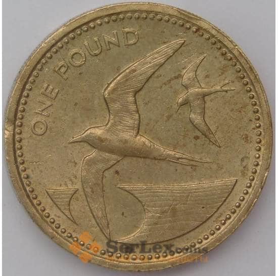 Остров Святой Елены монета 1 фунт 1984 КМ6 aUNC арт. 44660