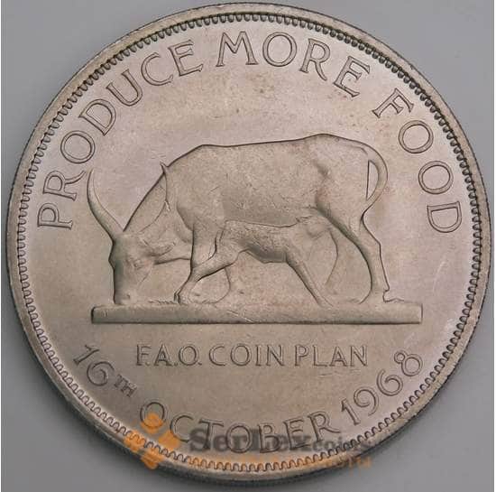 Уганда монета 5 шиллингов 1968 КМ7 UNC ФАО арт. 46315