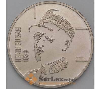 Монета Швейцария 5 франков 1989 КМ68 Генерал Генри Гуисан арт. 28144