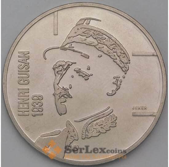Швейцария 5 франков 1989 КМ68 Генерал Генри Гуисан арт. 28144