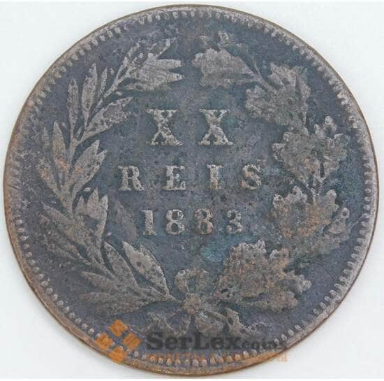 Португалия 20 рейс 1883 КМ527 VG арт. 56461 Португалия 20 рейс 1883 КМ527 VG арт. 56461