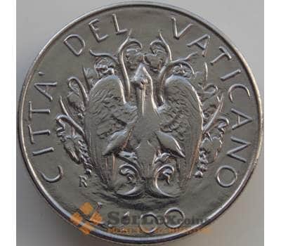 Монета Ватикан 100 лир 1989 КМ216 UNC арт. 11341