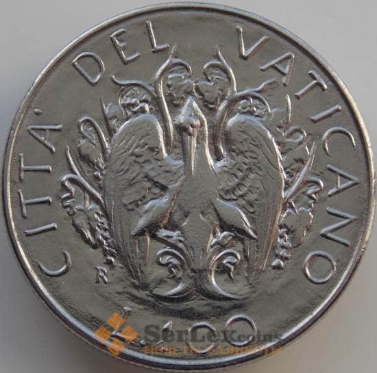 Ватикан монета 100 лир 1989 КМ216 UNC арт. 11341
