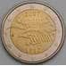 Финляндия 2 евро 2007 КМ139 UNC 90 лет независимости  арт. 46706