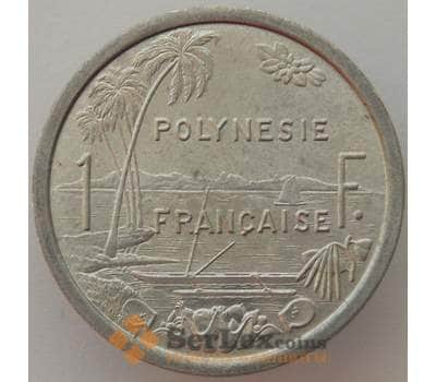 Монета Французская Полинезия 1 франк 1965 КМ2 UNC (J05.19) арт. 16650